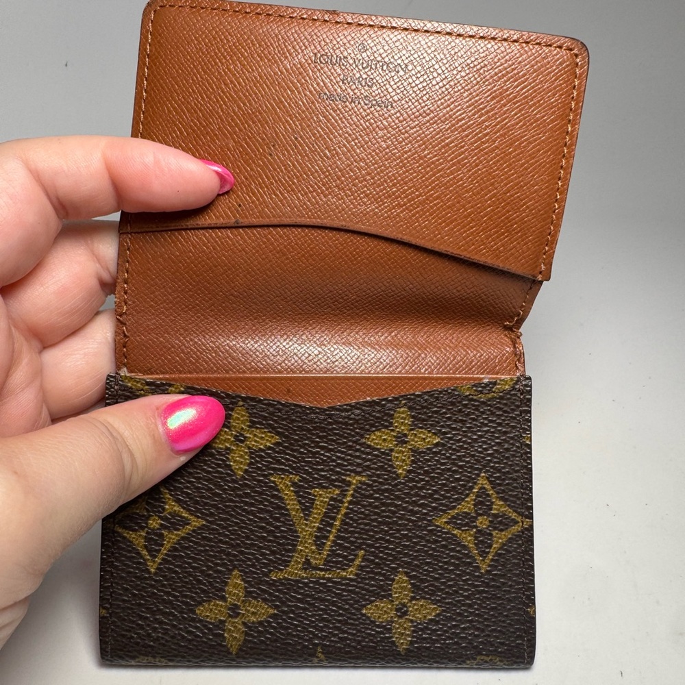 SOLD Louis Vuitton Monogram Card Holder Wallet Luxury - Picture 3 of 15